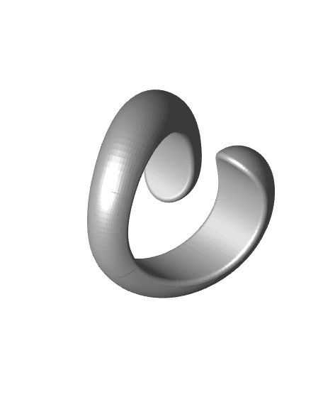 Spiral Ring 3d model