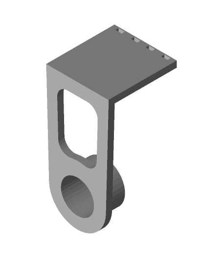 Paper Towel Holder v2 - with magnets 3d model