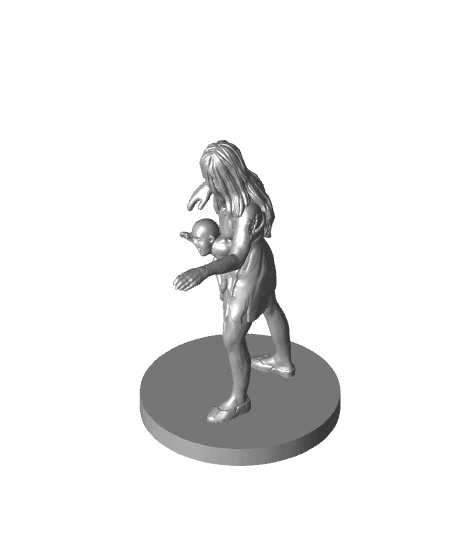 Zombie Mother 3d model