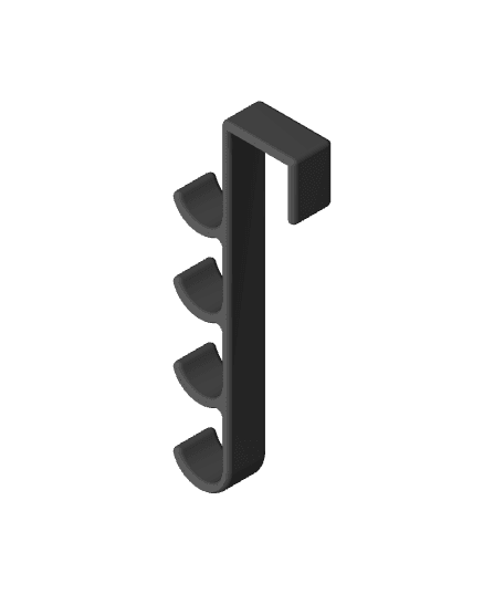 Bi-Fold Door Hook 3d model