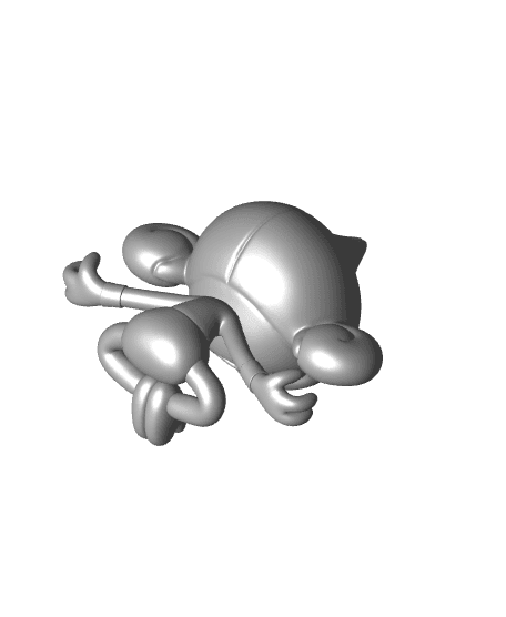 Pokemon Meditite #307 - Optimized for 3D Printing 3d model