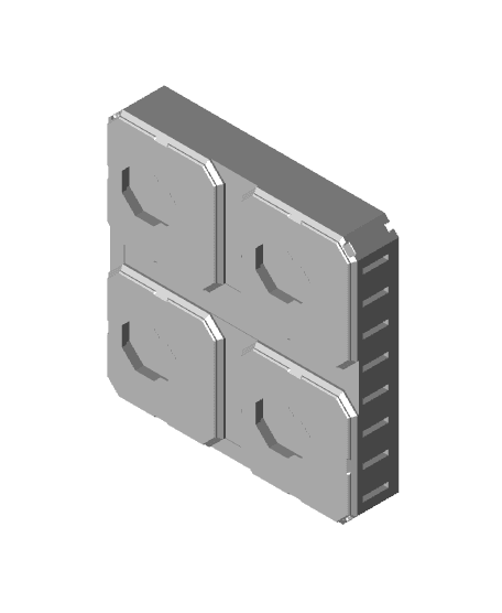 Multibin - 2x2x0.5H Hex Bit Insert.stl 3d model