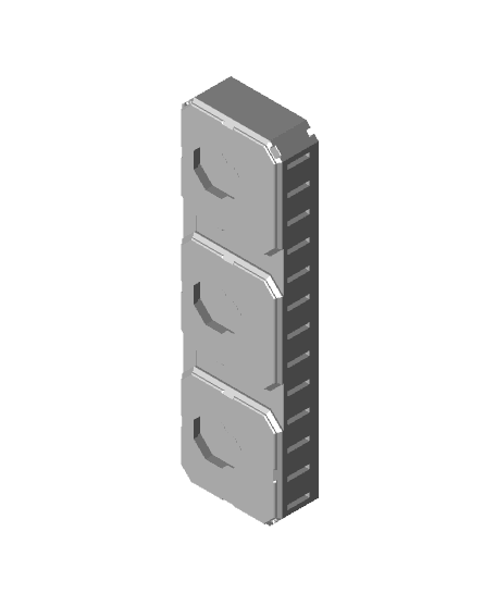 Multibin - 3x1x0.5H Hex Bit Insert.stl 3d model