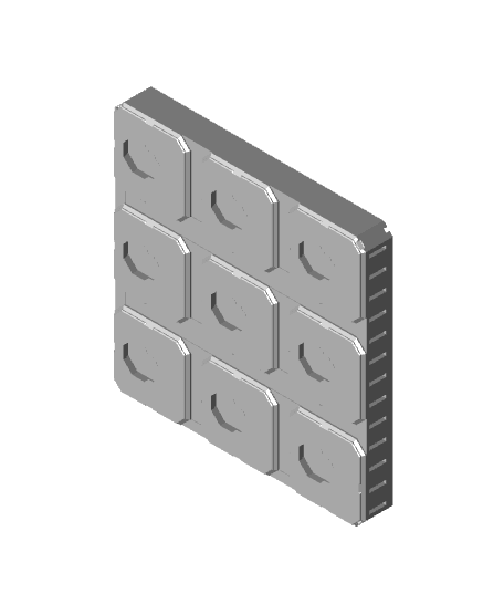 Multibin - 3x3x0.5H Hex Bit Insert.stl 3d model