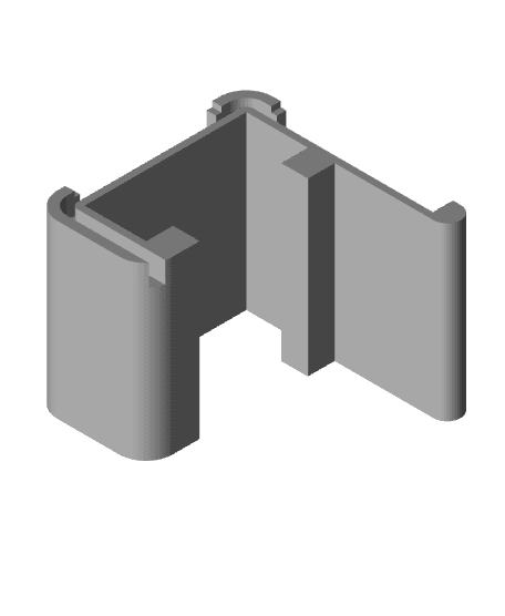 Ikea Hemnes MagSafe + AW charger mount 3d model