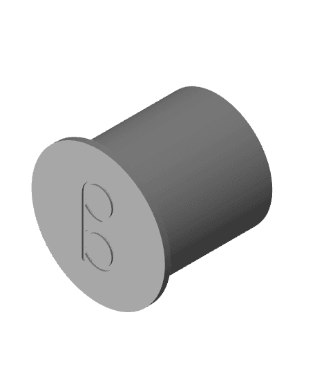 Pen and Tape cup 3d model