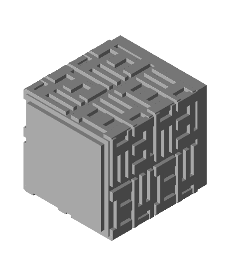 Ease Cube Planter 3d model