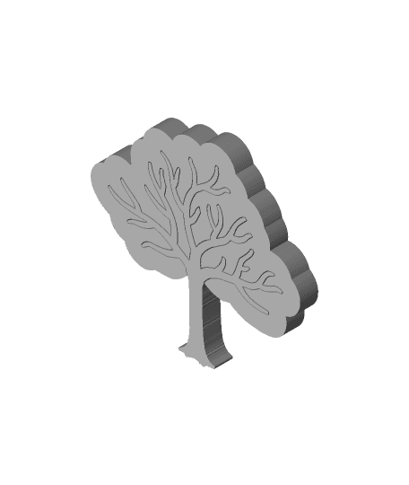 Mini Jigsaw Tree 3d model