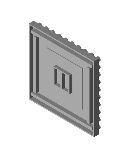 10x10 Base Plate for Micro / Nano / Diamond / LOZ Blocks 3d model