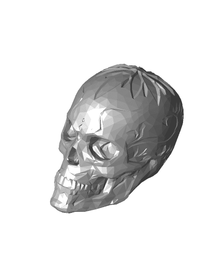 Sugar Skull 1 Low Poly 3d model