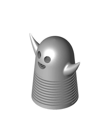 Springy Ghost || Halloween 3d model