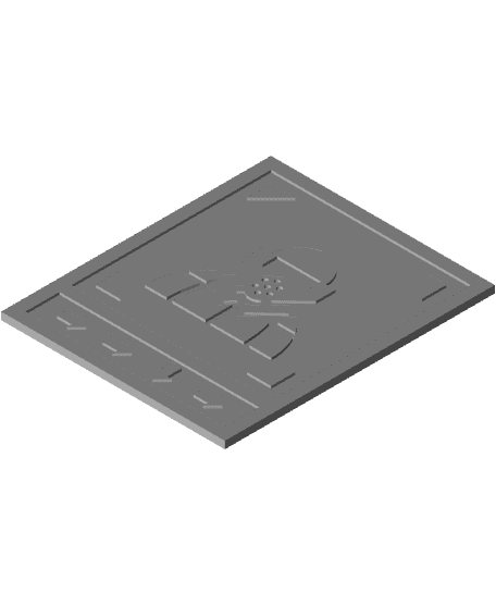 Helldivers 2 Stratagem Plaque (Orbital Gas Strike) 3d model