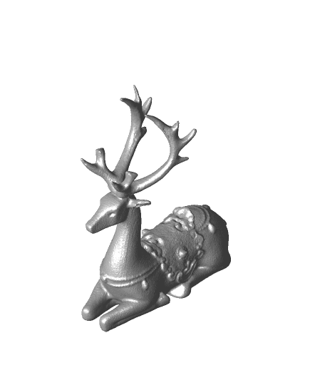 Kneel down deer （generated by Revopoint POP） 3d model