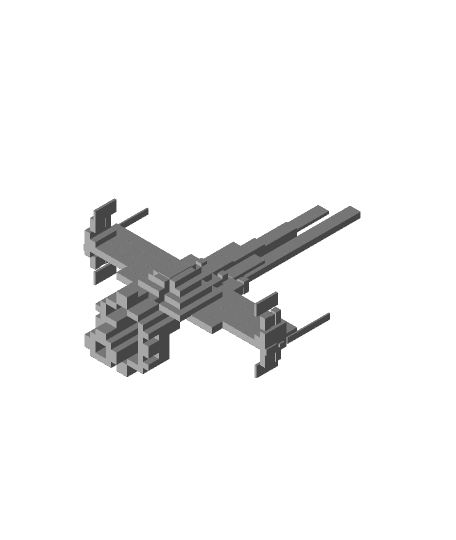 Minecraft Swordfish II 3d model