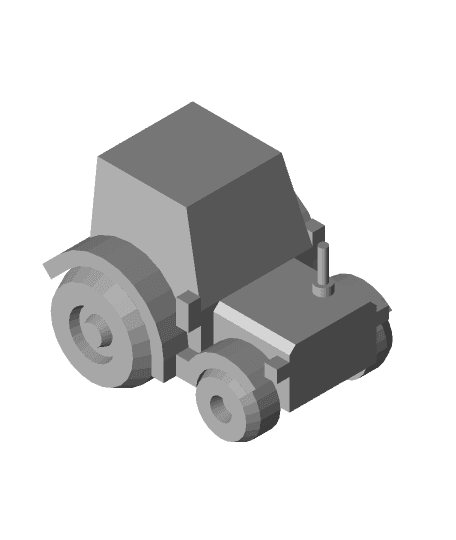 tractor 3d model