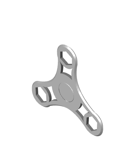 Fallout Fidget Spinner - Print-in-Place 3d model