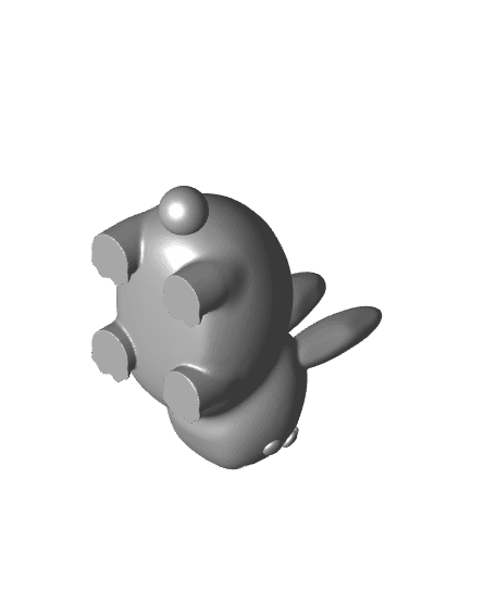3D Bunny Keychain (Limited Time Free) 3d model