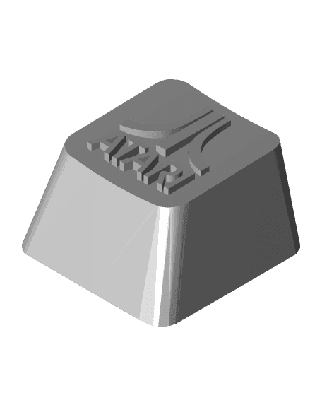 Atari Logo MX Keycap 3d model