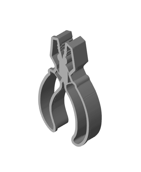 Pliers Cookie Cutter, Biscuit Cutter 3d model