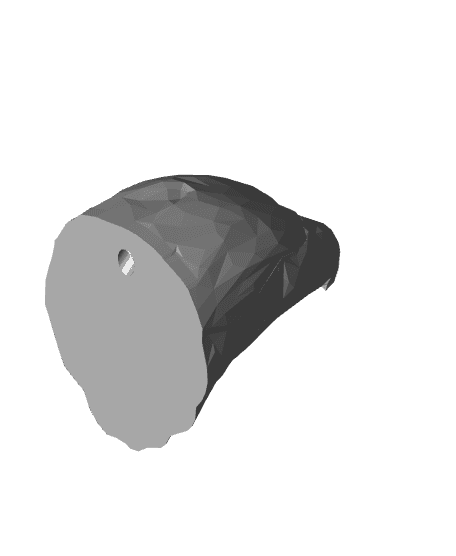 Low Poly Eagle Head Fridge Magnet 3d model