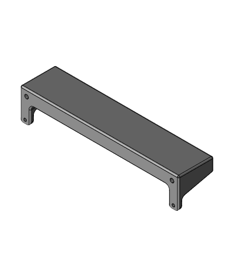 ladder shelf solid shelf v5.step 3d model