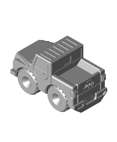 Fixum Dude Motors PiP Jeep Gladiator Hardtop 3d model