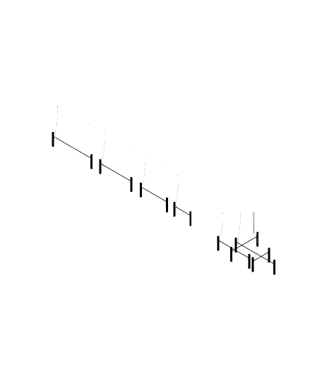 Tube chandelie, SKU. 5295 by Pikartlights 3d model
