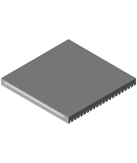 Compact & Adorable 2.5" Mini Letter Board 3d model
