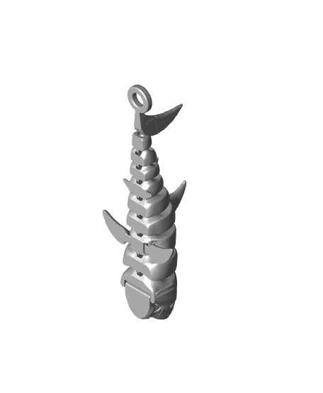 Baby Shark Key Chain 3d model