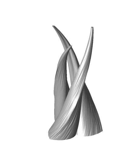 Pixie Hearts Vase 3d model