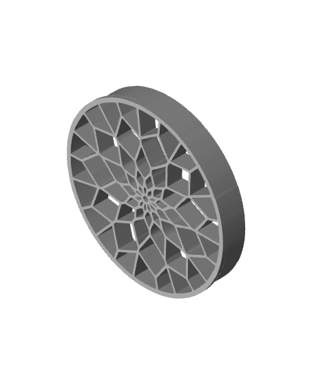 Mandala Cookie Cutter, Biscuit Cutter 3d model