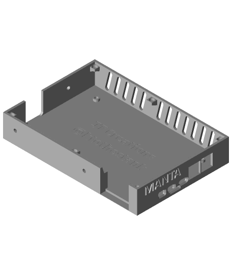 BTT Manta MP8 motherboard case 3d model