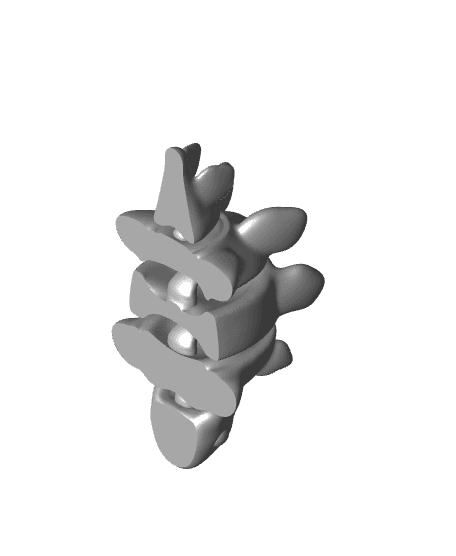 M3D - Flexi Baby Stegosaurus 3d model