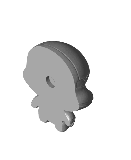 Cute Chibi Trooper Fridge Magnet 3d model