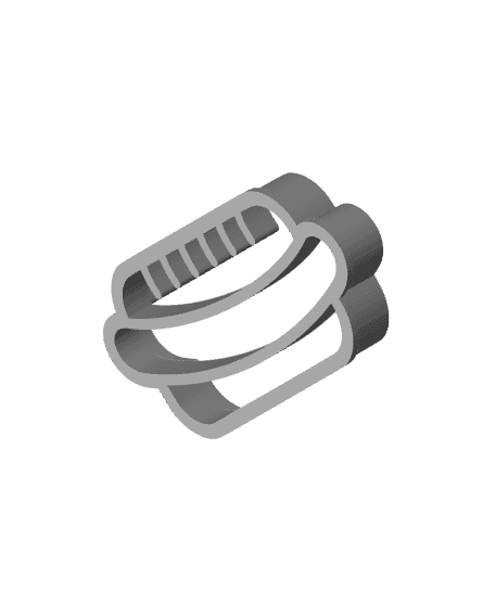 Hot Dog Cookie Cutter, Biscuit Cutter 3d model