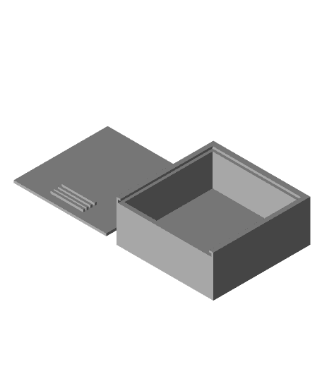 3D Design Small Gridfinity Boxes. 3d model