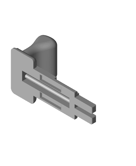 Herman miller sayl seat depth adjustment diy knob latch 3d model