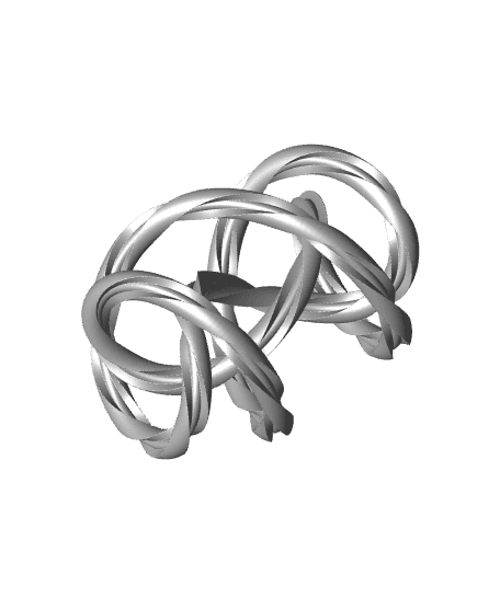 Candy Knot - Cinquefoil  3d model