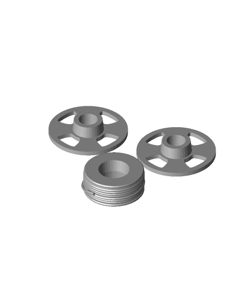 Filament spool keyring 3d model