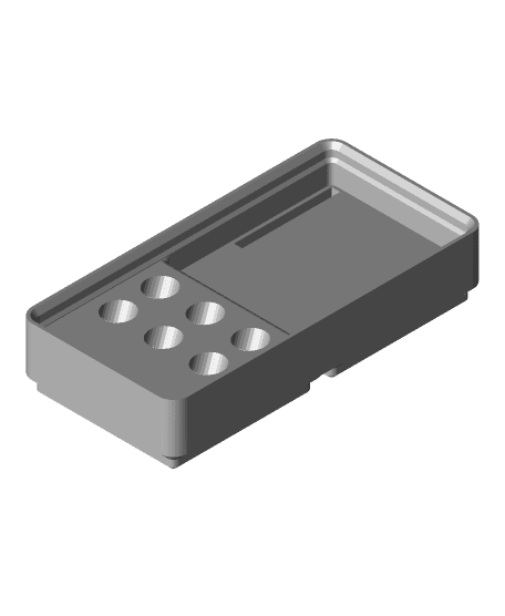Gridfinity Cricut Foil Tool Holder Base 3d model