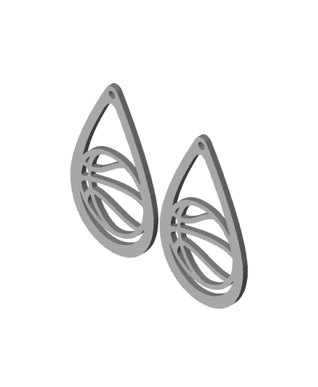basketball earrings sports pendants team keychain 3d model