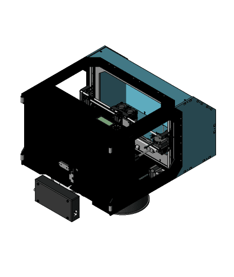 Original MakerBot Replicator CAD - REPAIRED!  3d model