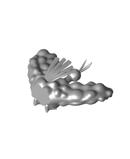Altaria - Open Wings Pokemon (No Support) 3d model
