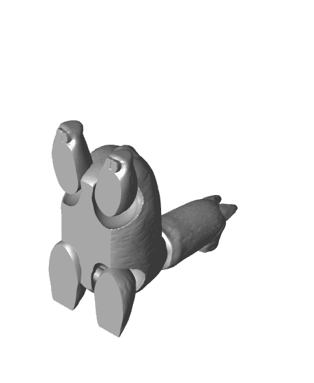 Flexi Llama / Alpaca Print In Place / No Supports 3d model