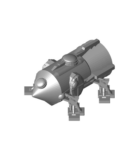 FHW: Ox-Chan Rocket walker concept 3d model