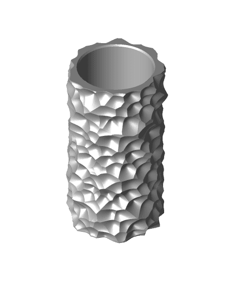 Voronoi Cylinder Vase 3d model