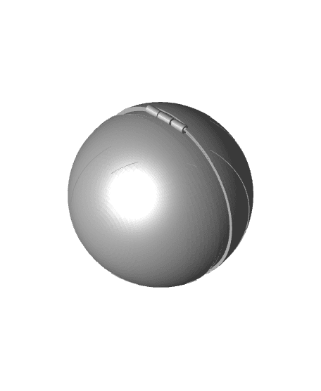 Quick Ball Opening PokeBall Fan Art 3d model