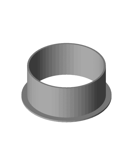 50mm Round Cookie Cutter 50mm 3d model