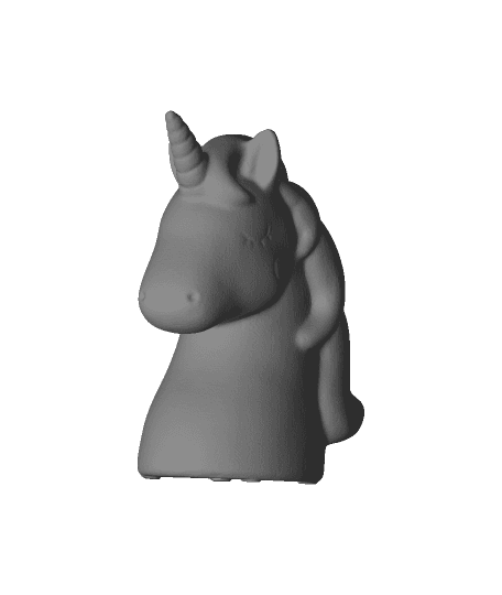 Unicorn head（generated by Revopoint POP） 3d model