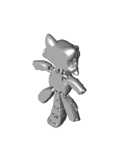 Plushie Raccoon - Articulated Raccoon 3d model